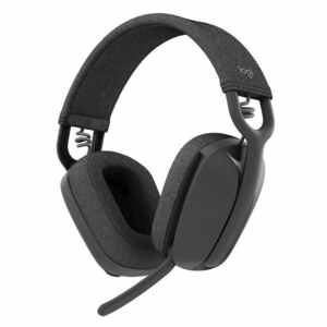 Slušalke Logitech Zone Vibe Wireless for Business, USB-C, grafitne