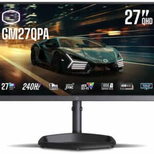 Monitor 27'' (69 cm) QHD IPS, 240Hz, 2xHDMI, 2xDisplayPort, zvočniki, Cooler Master GM27QPA