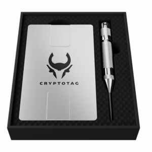 Cryptotag Zeus, komplet za varnostno kopijo, 24 besed
