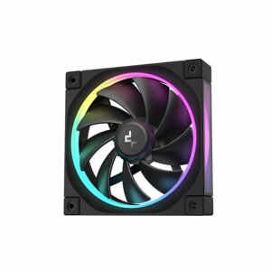 Ventilator za ohišje DeepCool FL12 ARGB PWM 120mm, črn
