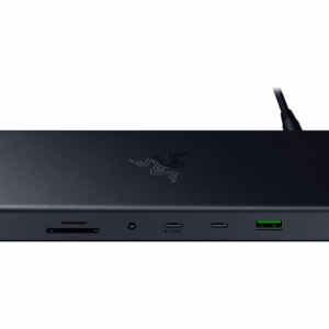 Priključna postaja USB-C Razer USB 4 Dock, 14 v 1, 4xUSB-A, 3xUSB-C, HDMI, DP,  RJ45, AUX, mSD/SD, črna
