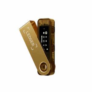 Ledger Nano S Plus, denarnica za Bitcoin in druge kriptovalute, Zlata