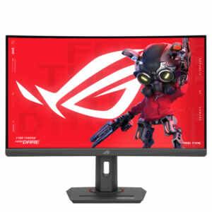 Monitor 27" (69 cm) WQHD VA 280Hz, HDR400, ukrivljen, HDMI, DisplayPort USB-C, ASUS ROG Strix XG27WCMS