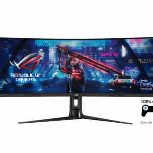 Monitor 49" (124 cm) WQHD VA, 144Hz, HDR400, ukrivljen, 2xHDMI, DisplayPort, zvočniki, ASUS ROG Strix XG49VQ