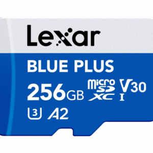 Spominska kartica Lexar BLUE PLUS, Micro SDXC, 256GB, 170MB/s, U3, V30, A2, UHS-I, z adapterjem