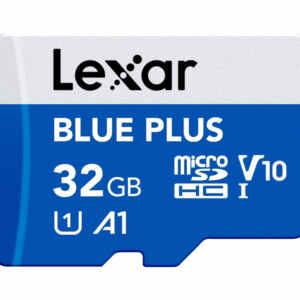 Spominska kartica Lexar BLUE PLUS, Micro SDHC, 32GB, 100MB/s, U1, V10, A1, UHS-I, z adapterjem