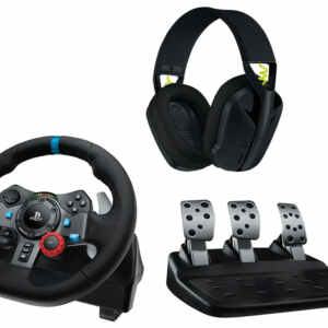 Volan Logitech G29 Driving Force (PS5/PS4/PS3) + Slušalke Logitech G435, črne