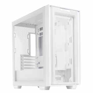 Računalniško ohišje ASUS A21, Micro-ATX, kaljeno steklo, belo