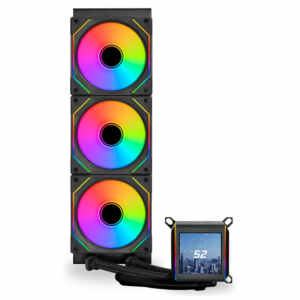 Komplet za tekočinsko hlajenje AIO Liquid Cooler Lian Li GALAHAD II LCD 360 SL-Infinity, ARGB, črn