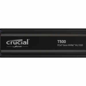 SSD 1TB M.2 80mm PCI-e 4.0 x4 NVMe, CRUCIAL T500 Heatsink (CT1000T500SSD5)