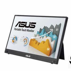 Prenosni monitor 15.6" (40 cm) FullHD Touch IPS 60Hz, Mini HDMI, 2x USB-C DP Alt, zvočniki, ASUS ZenScreen MB16AHT
