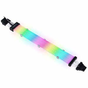 Kabel Lian Li Strimer Plus V2 12VHPWR, 16 v 16-Pin, 8 LED, 320mm, RGB, za grafično kartico