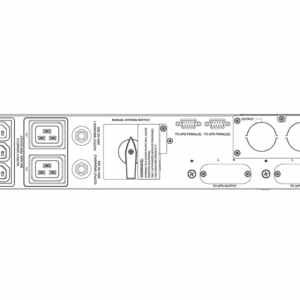 Zunanji ročni bypass Socomec za UPS naprave Netys RT 5kVA-11kVA