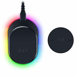 Polnilna postaja Razer Mouse Dock Pro s polnilnim ploščkom