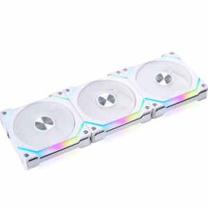 Ventilator za ohišje Lian Li UNI FAN SL120 V2 RGB PWM 120mm, 3 Pack + kontroler, bel