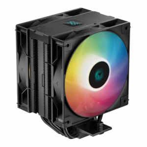 Hladilnik za procesor DeepCool AG400 Digital Plus ARGB, 2x 120mm,  črn