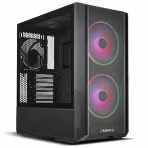Računalniško ohišje ATX Lian Li LANCOOL 216, Midi-Tower, ARGB, kaljeno steklo, črno