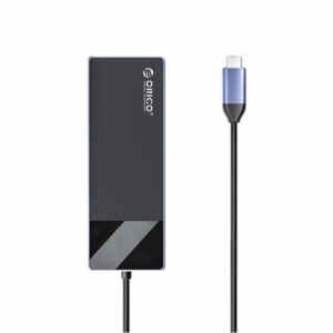 Priključna postaja USB-C, 8 v 1, 3x USB-A, HDMI, PD 100W, SD+TF, 3,5mm audio, ORICO DM-8P