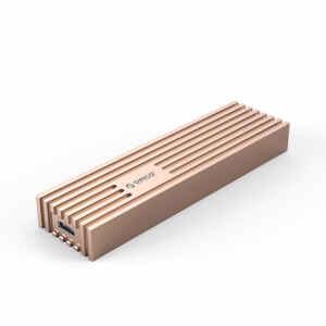 Zunanje ohišje za M.2 NVMe/SATA 2230-2280 v USB3.2 Gen2 Type-C, 10Gbps, Aluminij, zlato-roza, ORICO FV35C3