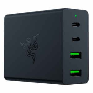 Stenski polnilec Razer 4-port USB-C 130W GaN, 2x USB-C PD 100W, 2x USB-A 18W