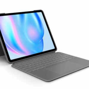 Ovitek s tipkovnico Logitech Combo Touch za iPad Air 11", M2, siv, Slo g.