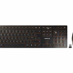 Tipkovnica in miška Cherry DW 9100 SLIM, Bluetooth, črna, USB, UK SLO g.
