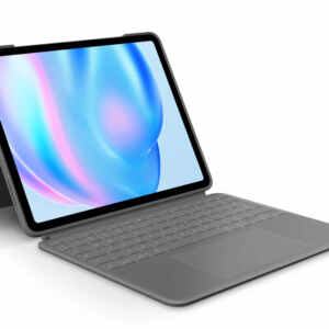 Ovitek s tipkovnico Logitech Combo Touch za iPad Air 13", M2, siv, Slo g.