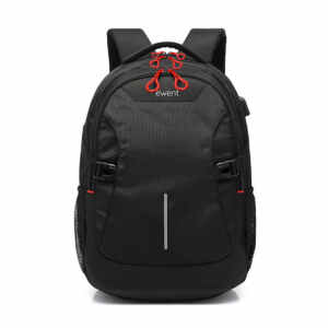 Nahrbtnik za prenosnik Ewent Backpack 15.6'', USB vhod, črn, EW2526