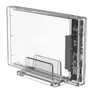 Zunanje ohišje za HDD/SSD 2,5'', USB-C 3.0 UASP to SATA3, prozorno, ORICO 2159C3