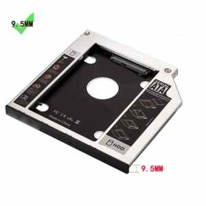 Adapter za SSD/HDD v 9,5mm DVD režo, SATA3, aluminij, Ewent EW7003