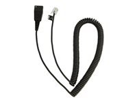 JABRA QD Cord to RJ10 coiled 0.5-2m