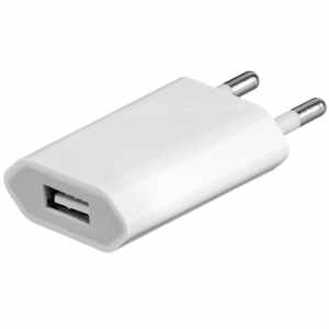 GOOBAY Slim USB 1A bel polnilec