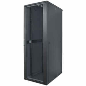INTELLINET Standard 19'' 42U 800x800 črna samostoječa komunikacijska omara