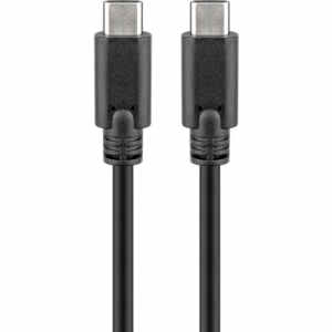 GOOBAY USB-C na USB-C 2m 60W 5Gbit/s Power Delivery napajalni kabel