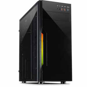 INTER-TECH B-42 RGB midi-ATX črno ohišje