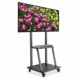 MANHATTAN 37" to 100" 150KG monitor 10 - 5° nagib 90° rotacijski večje obremenitve večnamenski voziček