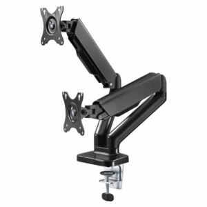 GOOBAY za 2 monitorja 17"- 32" 9kg plinska vzmet namizni nosilec