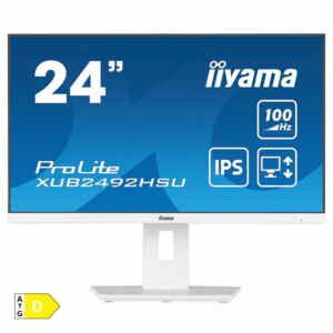 IIYAMA ProLite XUB2492HSU-W6 60,5cm (23,8") FHD IPS 100Hz HDMI/DP zvočniki bel monitor