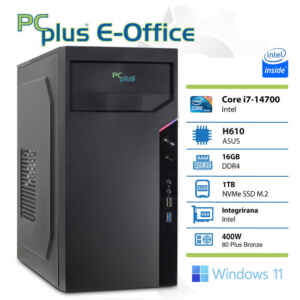 PCPLUS e-Office i7-14700 16GB 1TB SSD Windows 11 Home namizni računalnik
