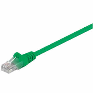 GOOBAY U/UTP CAT 5e patch 0,5m zelen povezovalni kabel