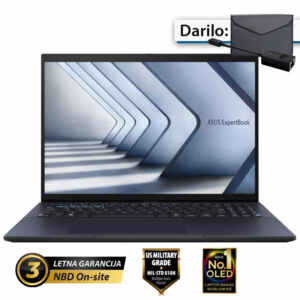 ASUS ExpertBook B9 OLED 14" (35,56cm) WQXGA+ Core 7 150U 32GB 2TB 0,99kg Windows 11 Pro prenosni računalnik + ovitek in LAN adapter (B9403CVAR-WB75E0X)