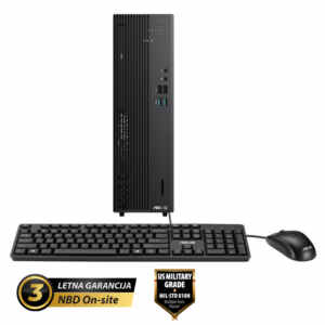 ASUS ExpertCenter D5 SFF Core i7-14700 32GB 1TB Windows 11 Pro tipkovnica miška namizni računalnik (D501SER-WB75D0X)