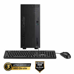 ASUS ExpertCenter D5 Mini Tower Core i5-14500 16GB 1TB Windows 11 Pro tipkovnica miška namizni računalnik (D501MER-WB53D1X)