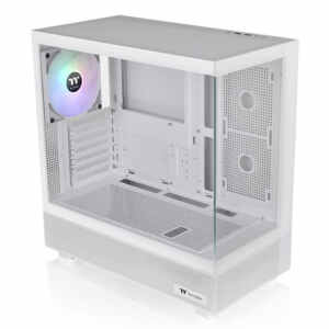 THERMALTAKE View 270 TG ARGB Snow Mid-ATX okno belo ohišje