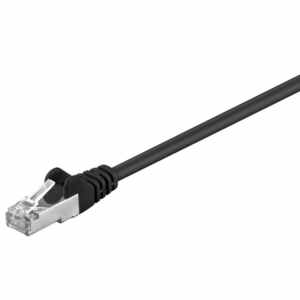 GOOBAY SF/UTP CAT 5e RJ45 Patch 5m črni povezovalni kabel