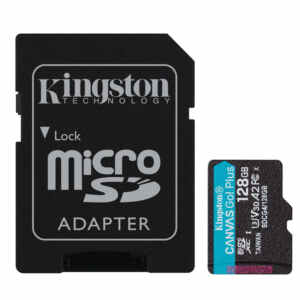 KINGSTON Canvas Go! Plus microSD 128GB Class 10 UHS-I U3 V30 A2 SD adapter (SDCG4/128GB) spominska kartica