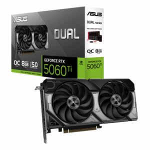 ASUS Dual GeForce RTX 5060 Ti OC 8GB GDDR7 (DUAL-RTX5060TI-O8G) grafična kartica