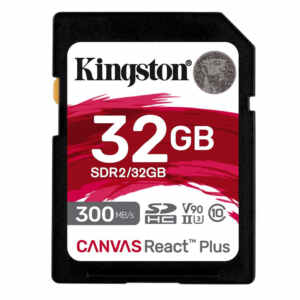 KINGSTON Canvas React Plus SD 256GB Class10 UHS-II (SDR2/256GB) spominska kartica