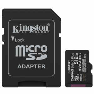 KINGSTON Canvas Select Plus microSD 512GB Class10 UHS-I SD adapter (SDCS3/512GB) spominska kartica