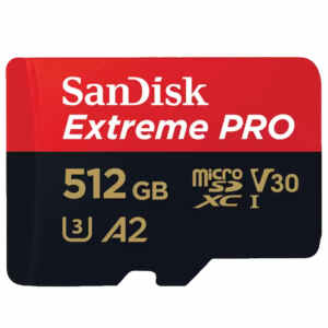 SANDISK Extreme PRO microSDXC 512GB UHS-I 4K UHD (SDSQXCD-512G-GN6MA) spominska kartica